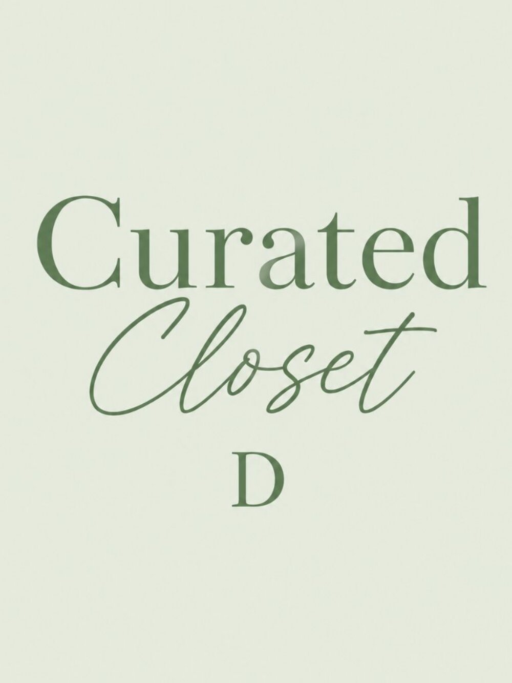 💚CURATED CLOSET D💚 6/17/2026